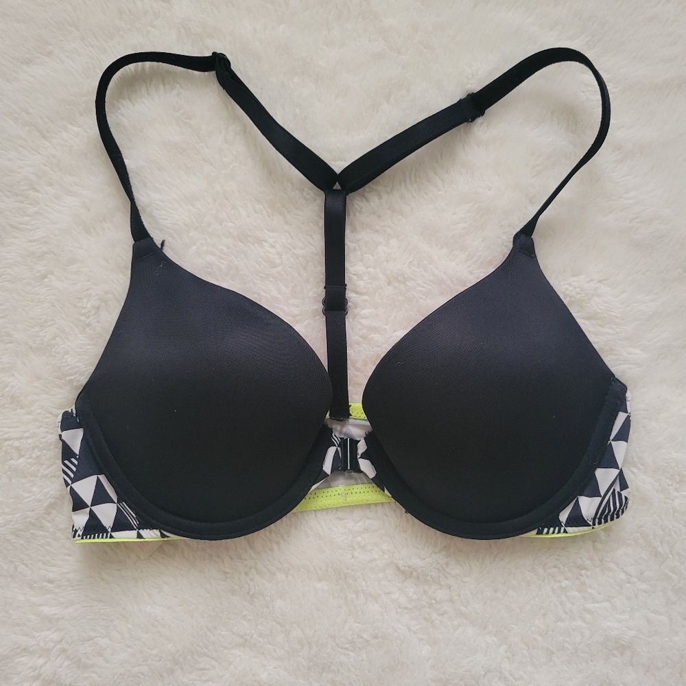 PINK Victoria's Secret Racerback Wear Everywhere Pushup Bra 32A